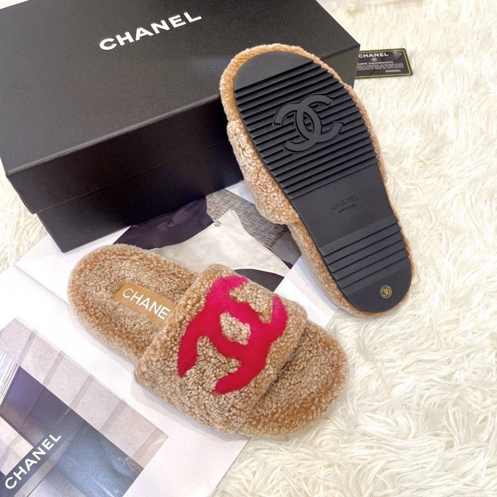 Furry slippers Furry slippers