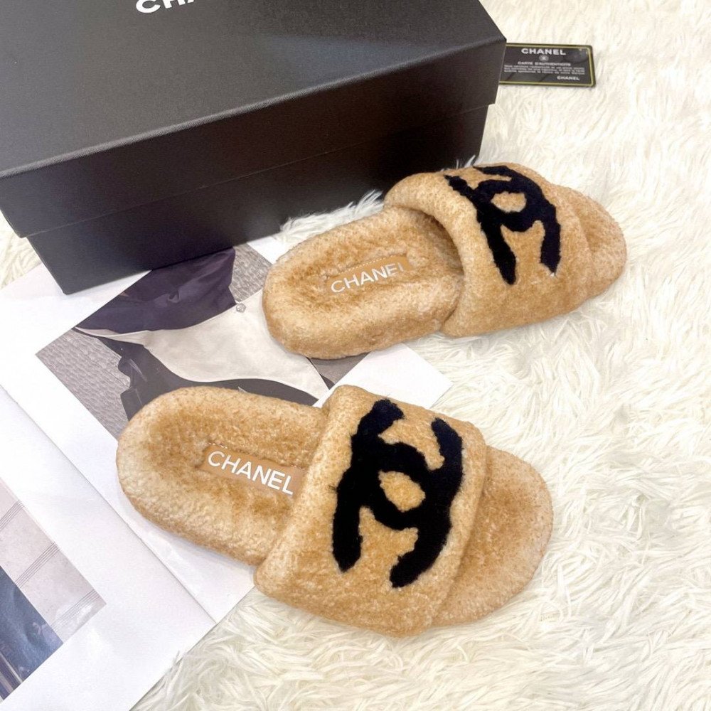 Furry slippers Furry slippers