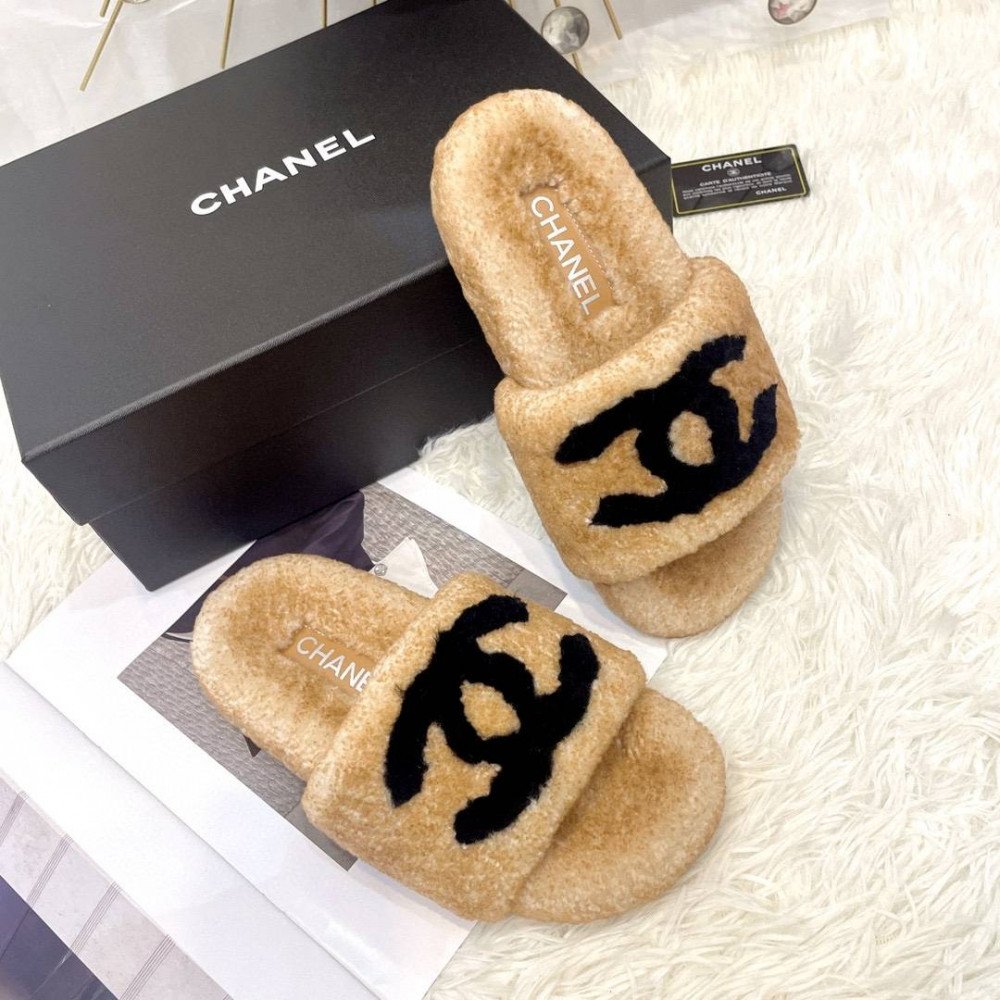 Furry slippers Furry slippers