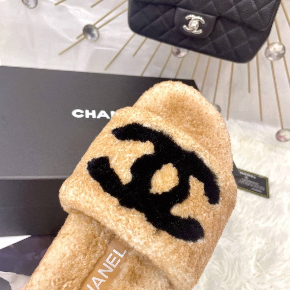 Furry slippers Furry slippers