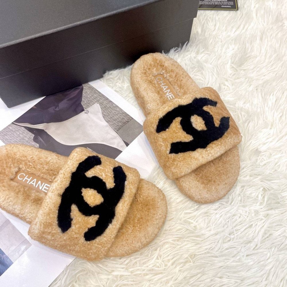 Furry slippers Furry slippers