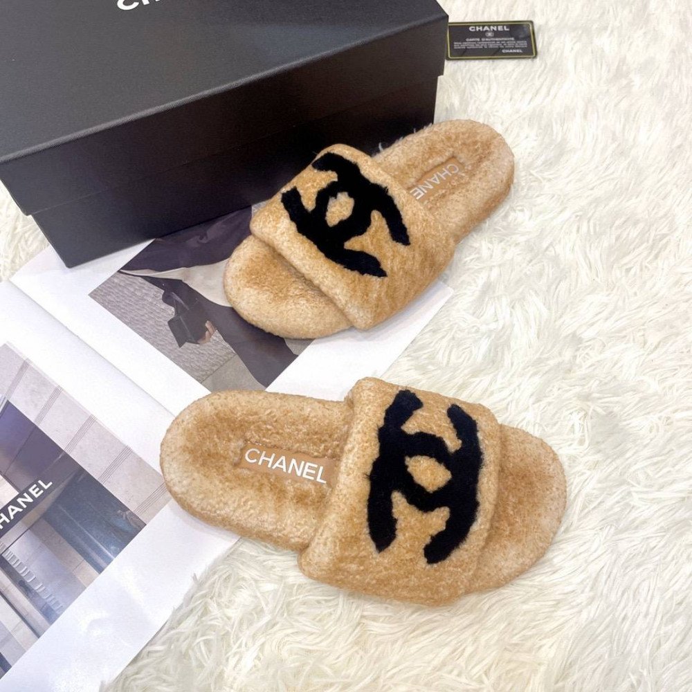 Furry slippers Furry slippers