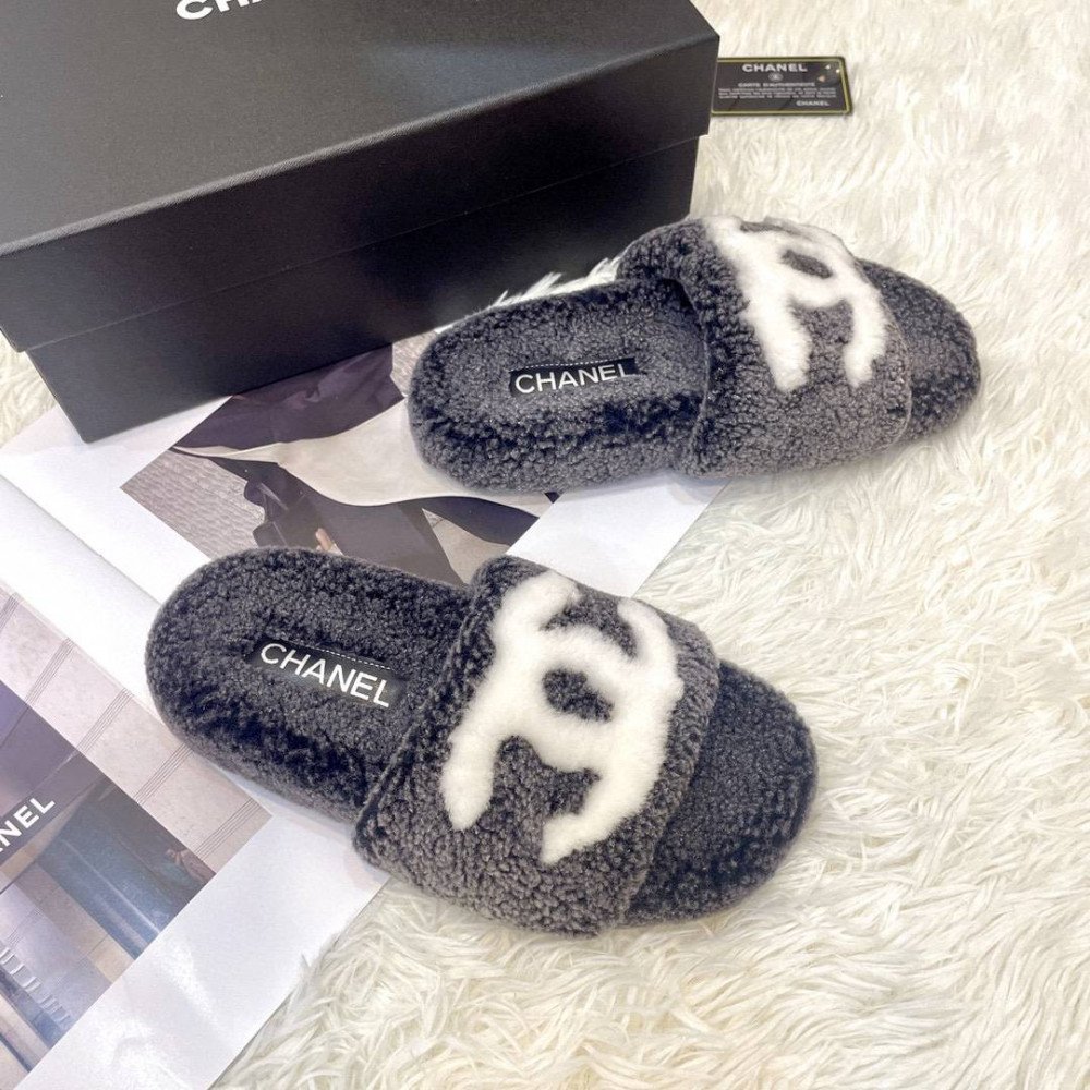 Furry slippers Furry slippers