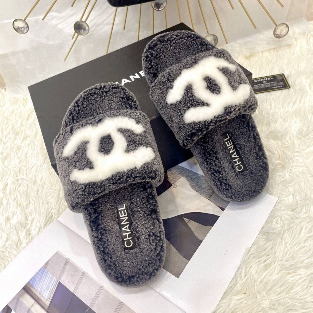 Furry slippers Furry slippers