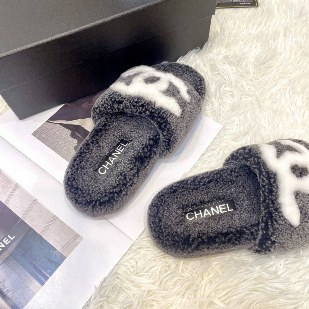 Furry slippers Furry slippers