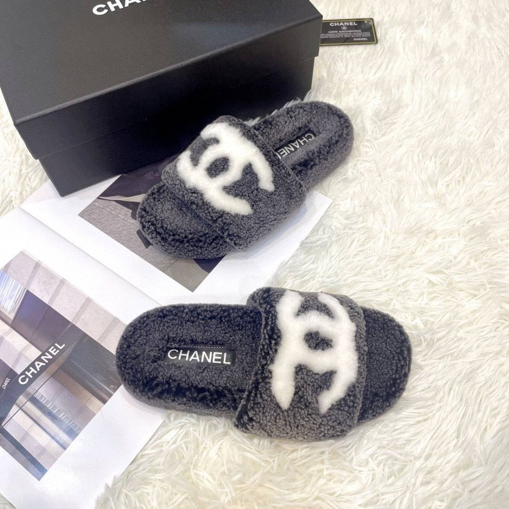 Furry slippers Furry slippers