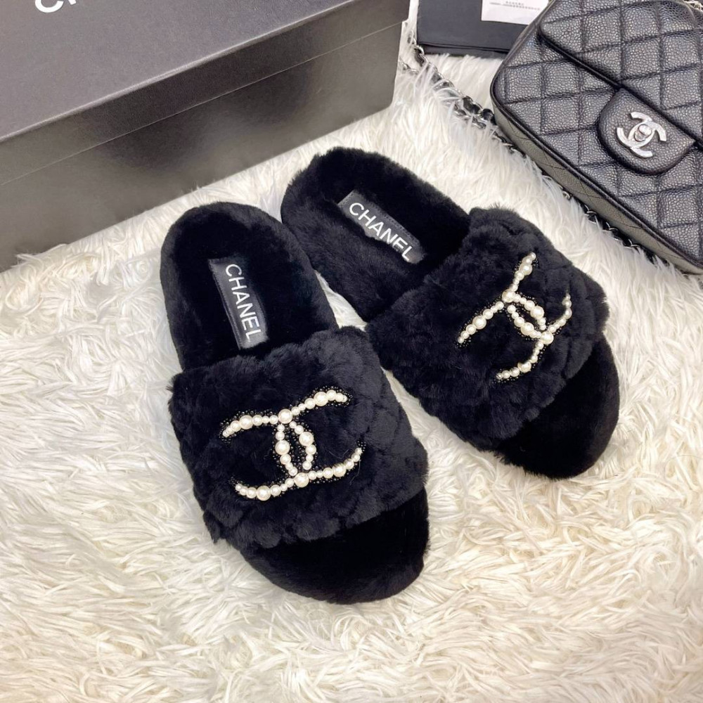 Furry slippers