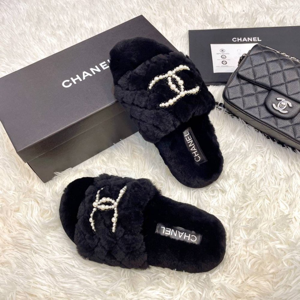 Furry slippers Furry slippers