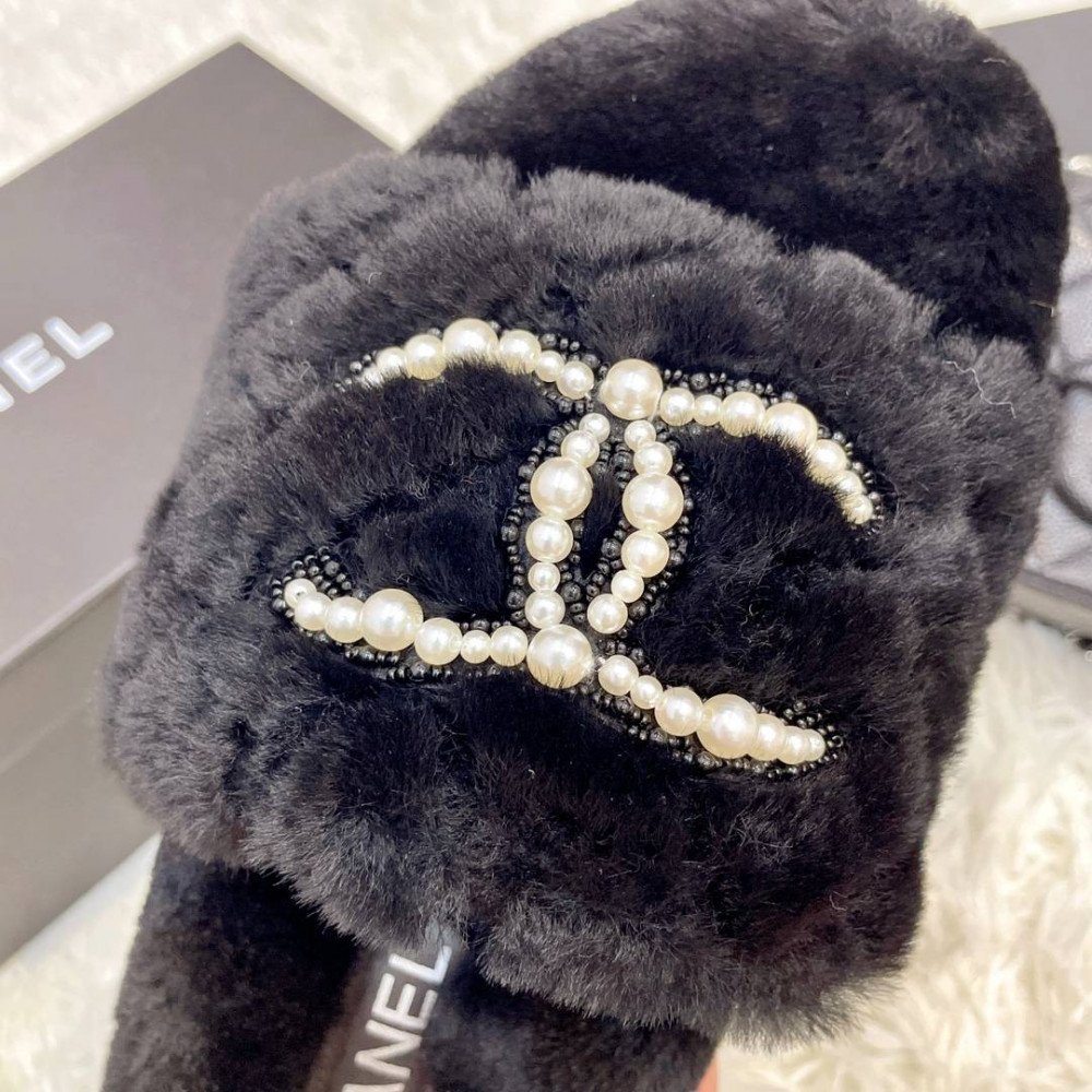 Furry slippers Furry slippers