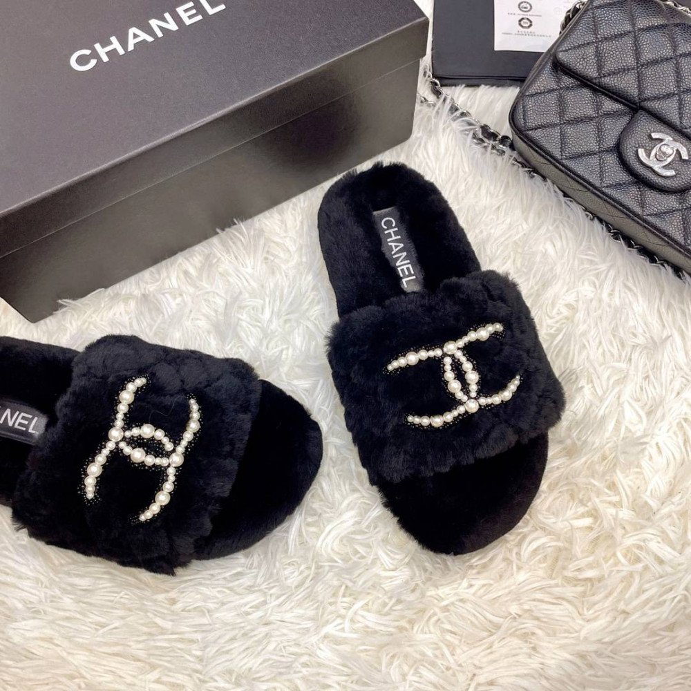 Furry slippers Furry slippers