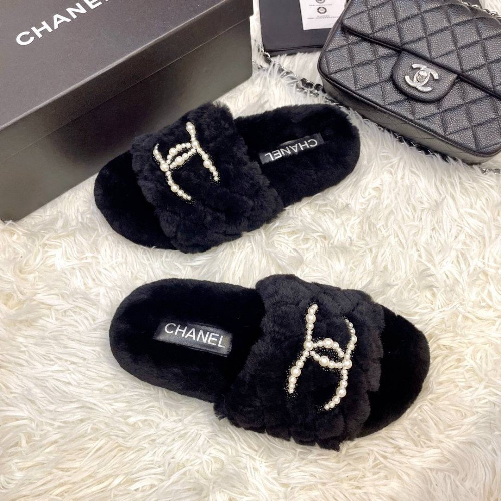 Furry slippers Furry slippers