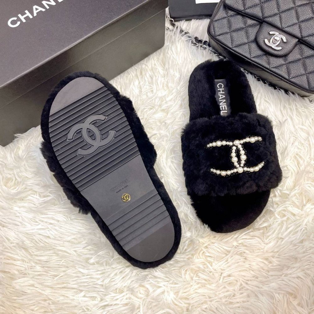 Furry slippers Furry slippers