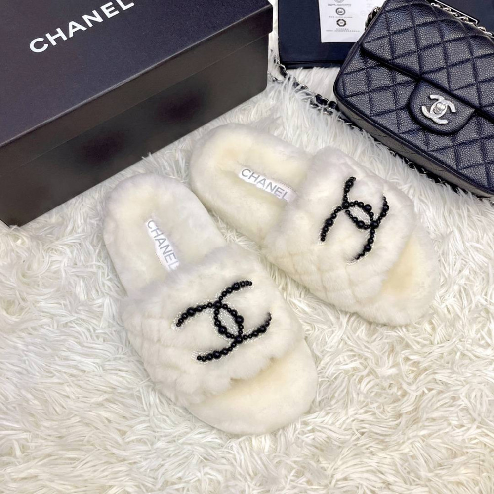 Furry slippers