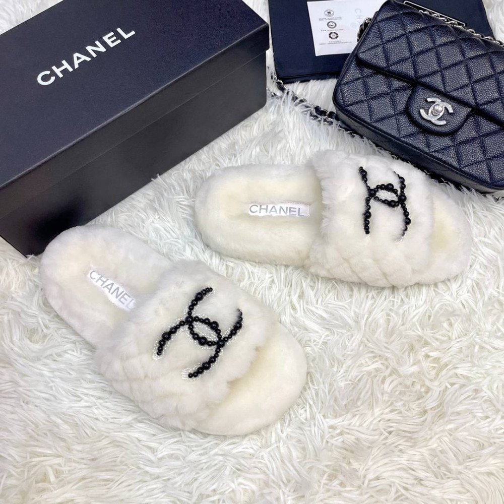 Furry slippers Furry slippers