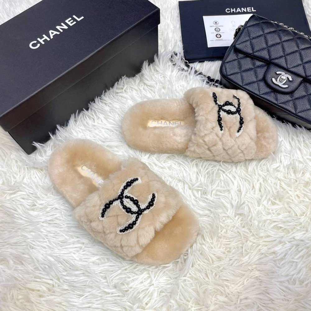 Furry slippers Furry slippers