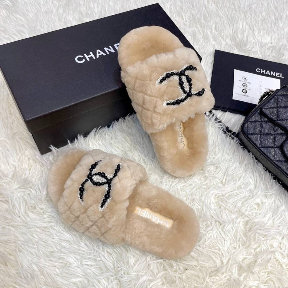 Furry slippers Furry slippers