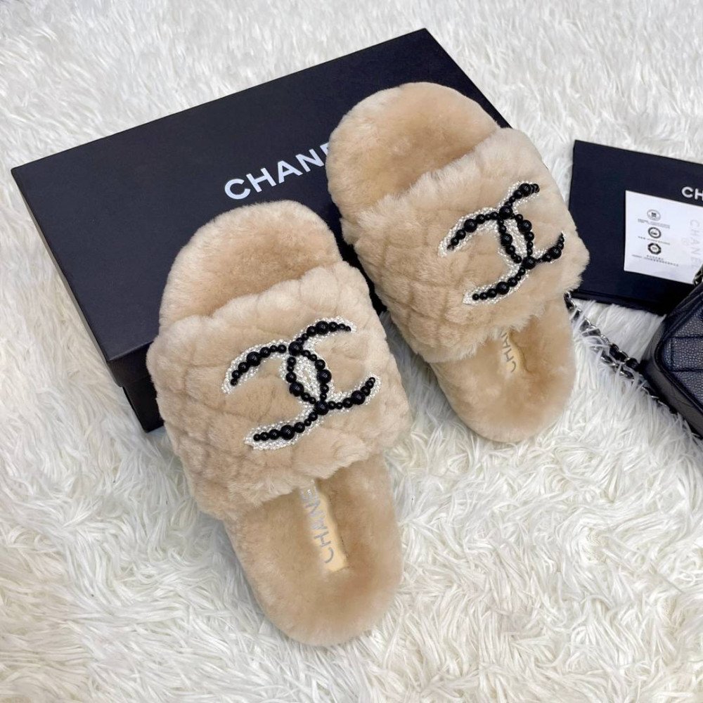 Furry slippers Furry slippers