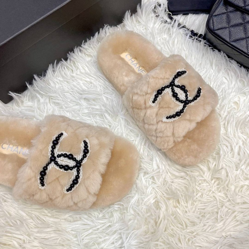 Furry slippers Furry slippers