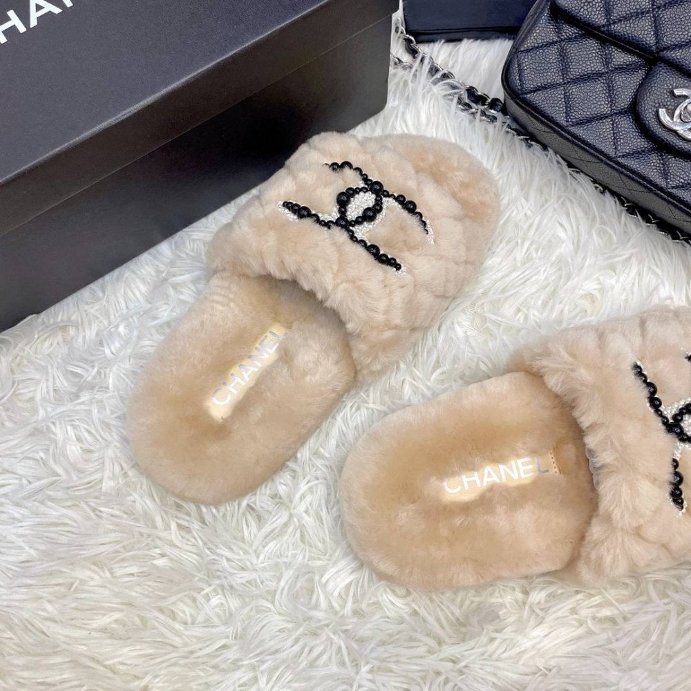 Furry slippers Furry slippers