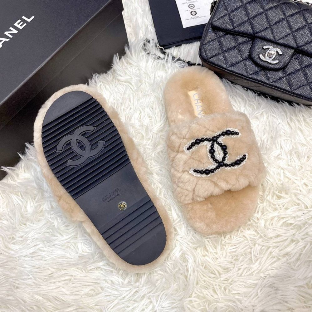 Furry slippers Furry slippers