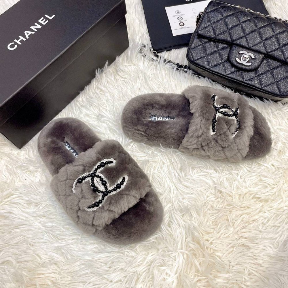 Furry slippers Furry slippers