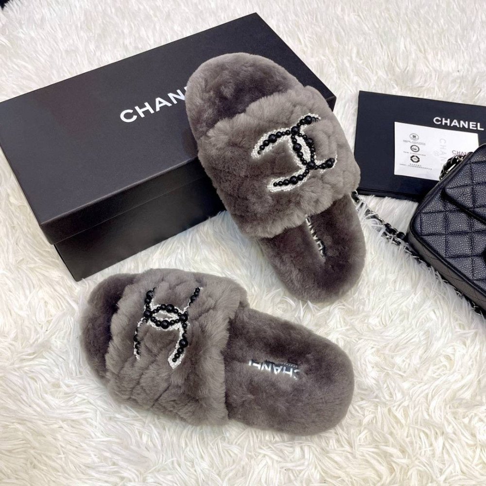 Furry slippers Furry slippers