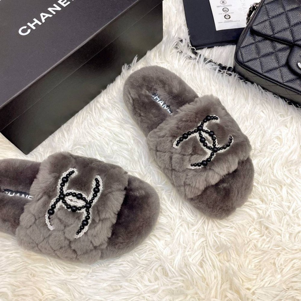 Furry slippers Furry slippers