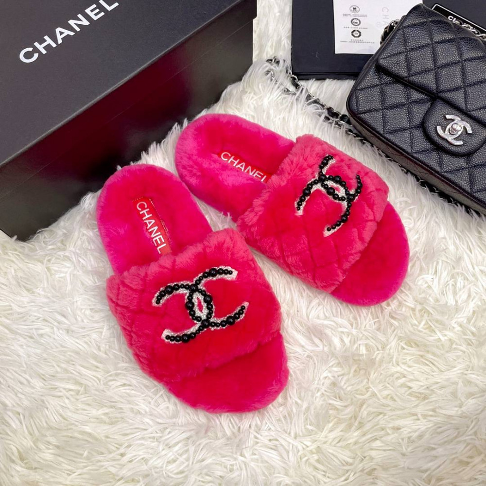 Furry slippers