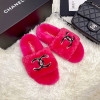 Furry slippers