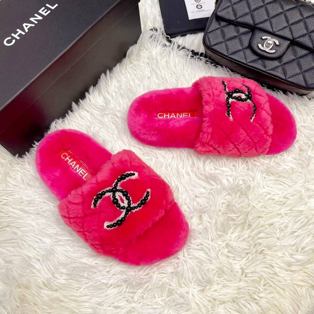 Furry slippers Furry slippers