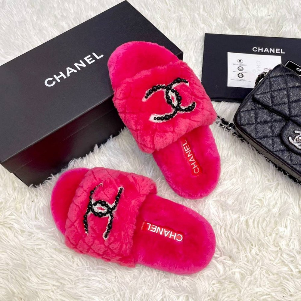 Furry slippers Furry slippers