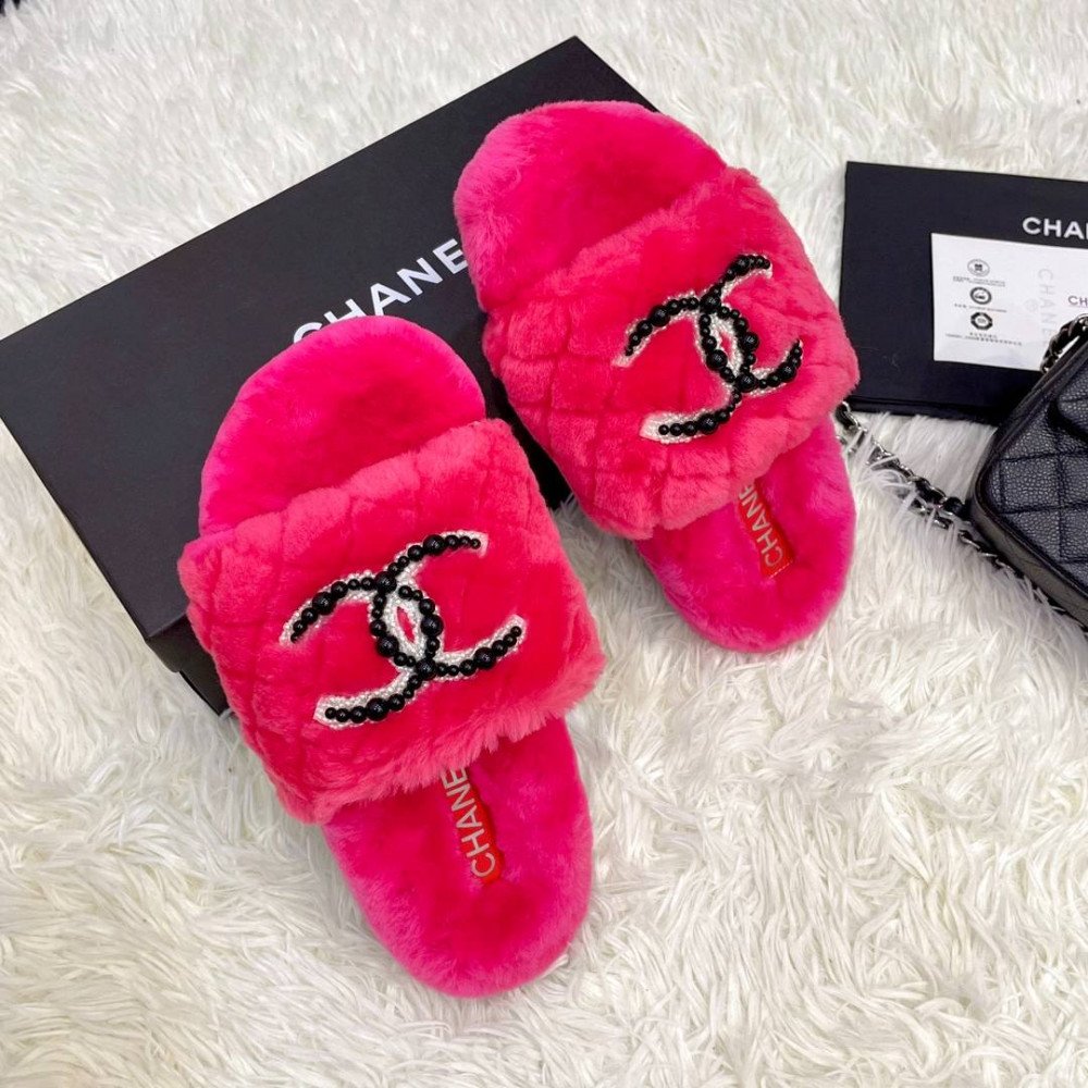 Furry slippers Furry slippers
