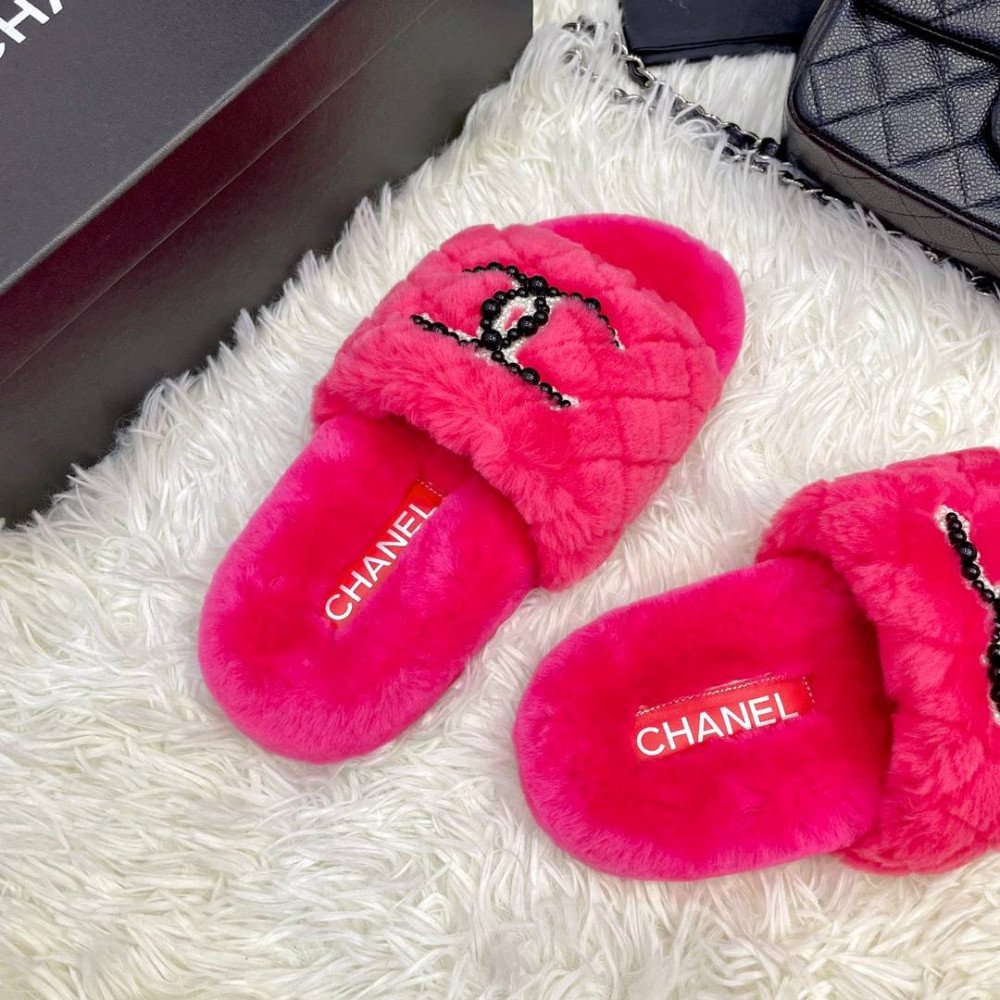 Furry slippers Furry slippers
