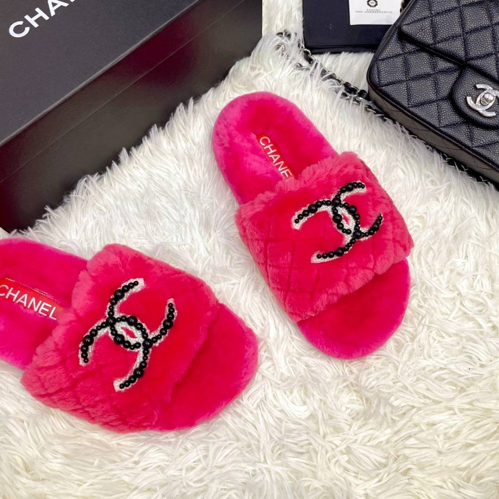 Furry slippers Furry slippers