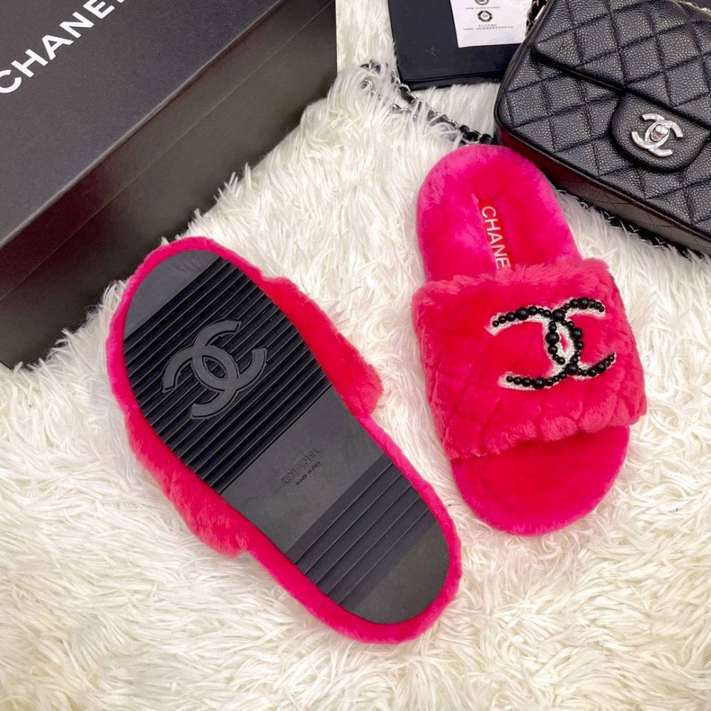 Furry slippers Furry slippers