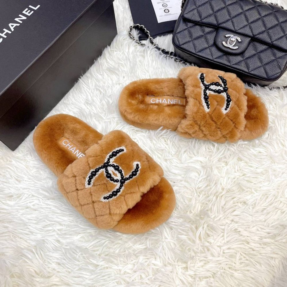 Furry slippers Furry slippers