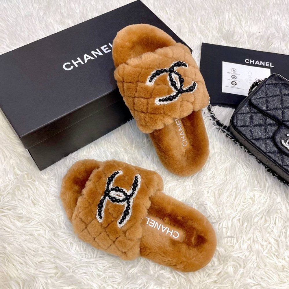 Furry slippers Furry slippers