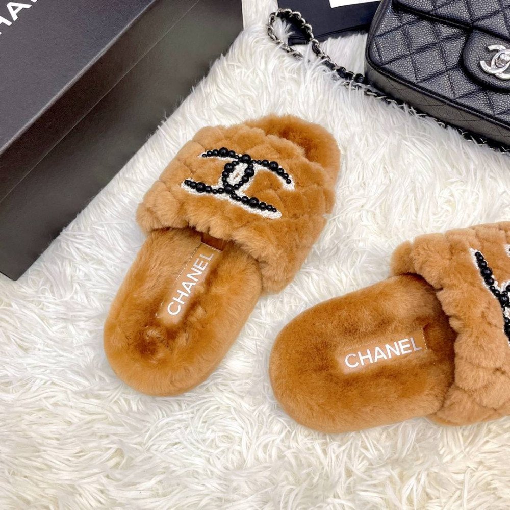 Furry slippers Furry slippers