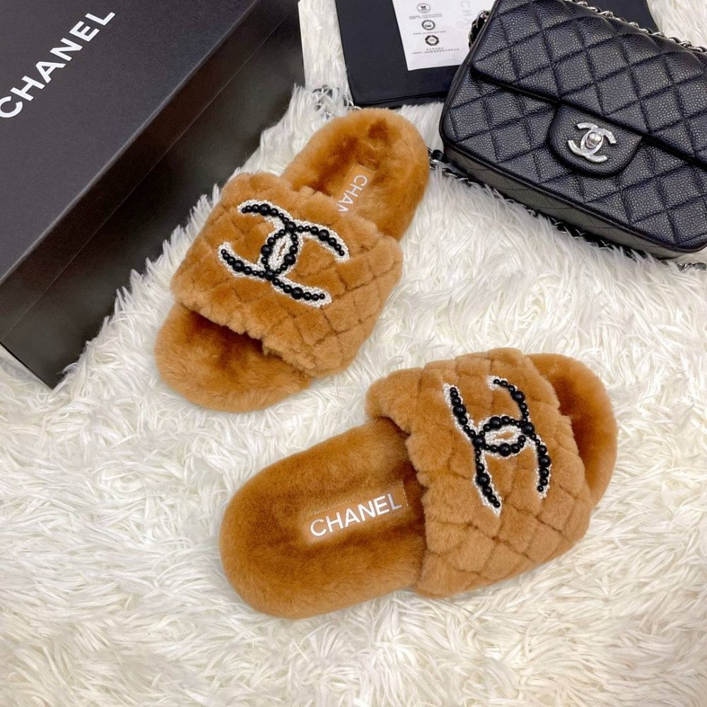 Furry slippers Furry slippers