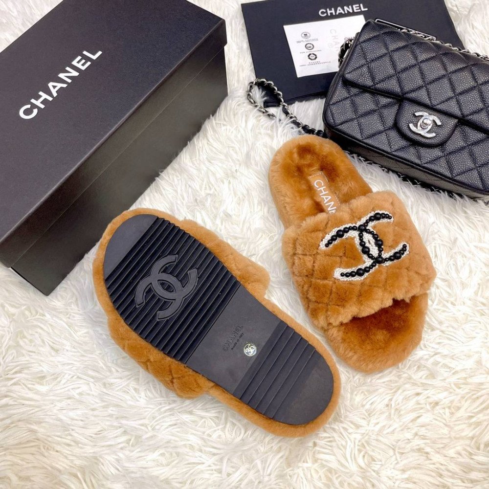 Furry slippers Furry slippers