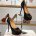 High-heeled shoes