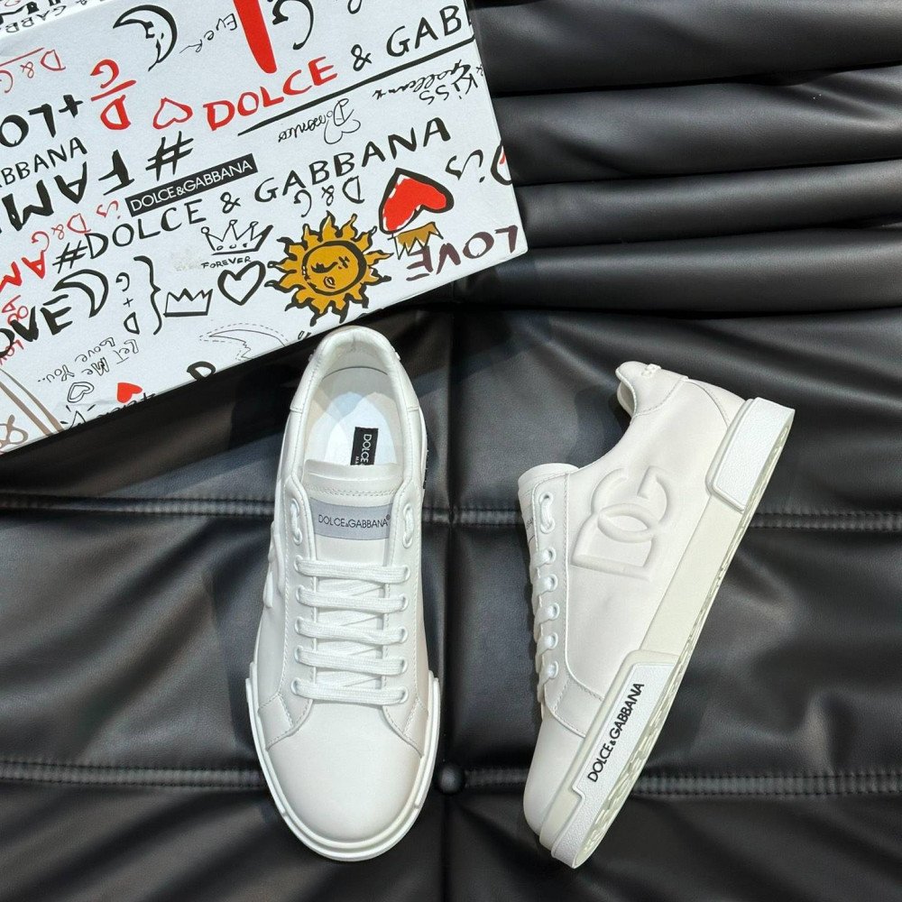DG White sneakers