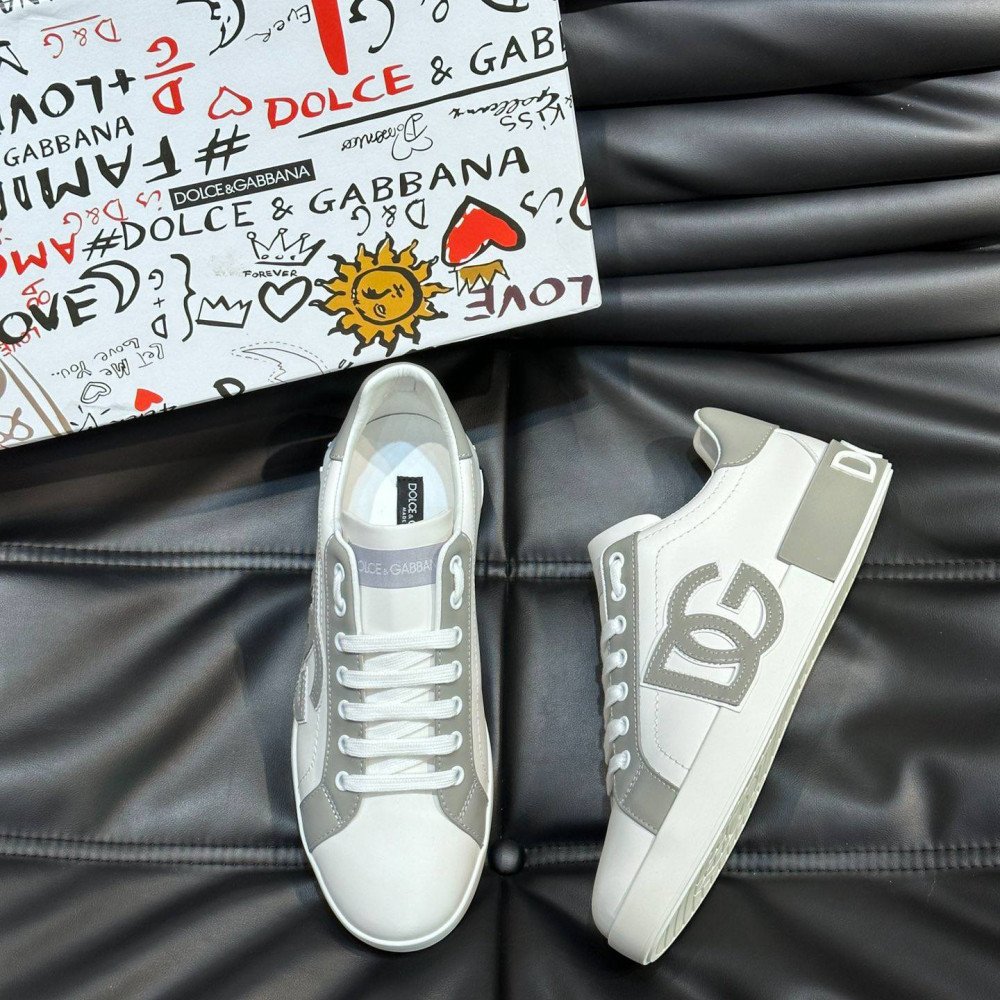 DG White sneakers