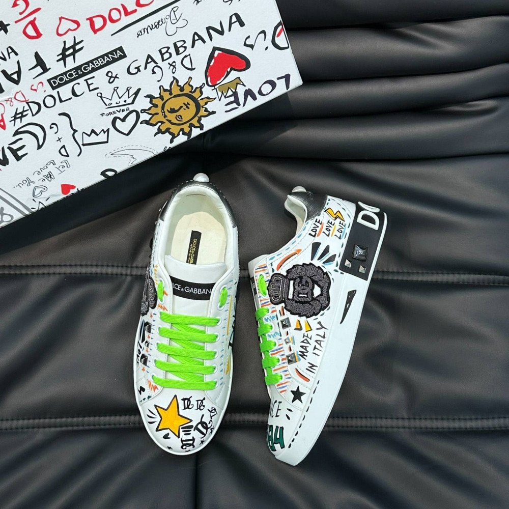 DG White sneakers