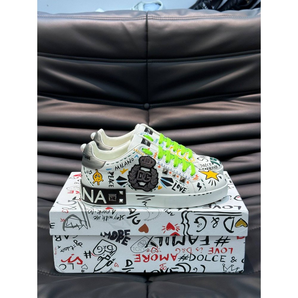 DG White sneakers