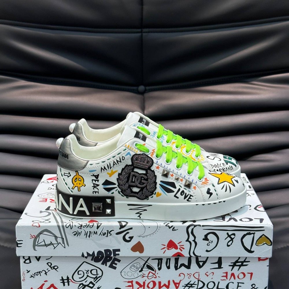 DG White sneakers