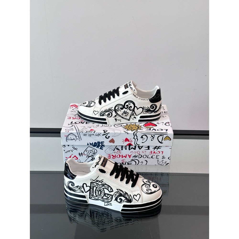 DG White sneakers