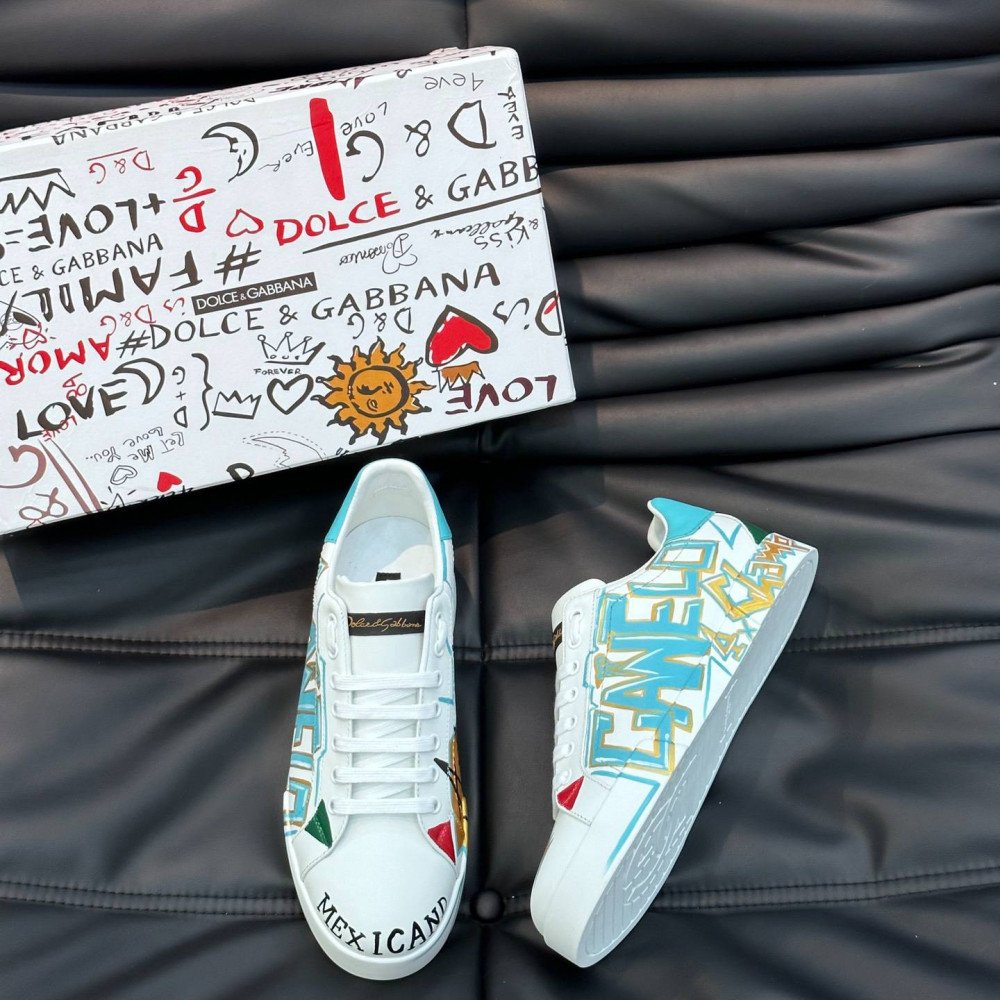 DG White sneakers
