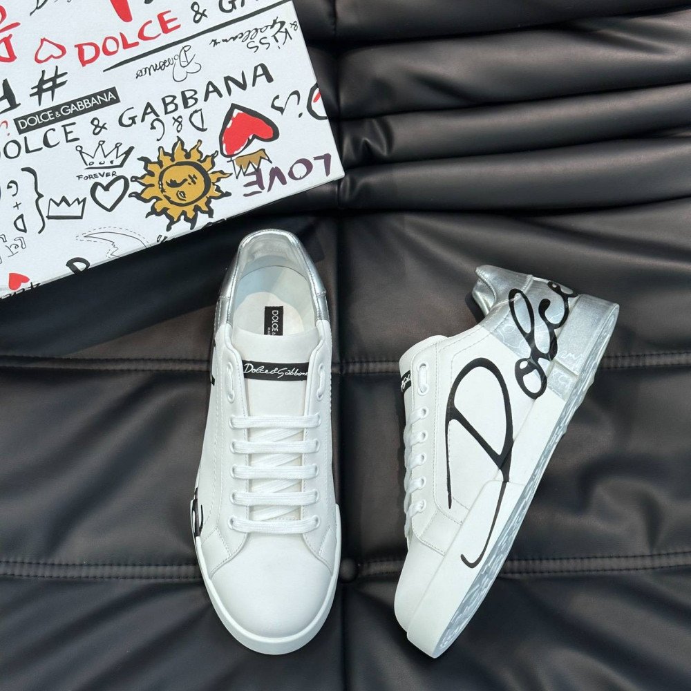 DG White sneakers