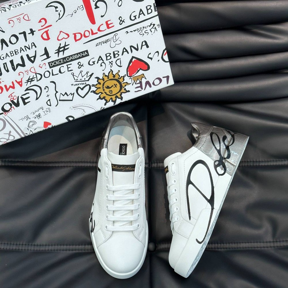 DG White sneakers